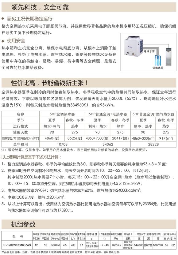 格力空調(diào)熱水器